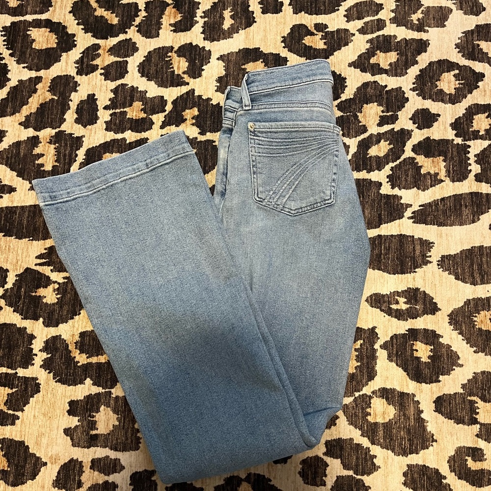 7 For All Mankind Light Blue Straight Leg Jeans